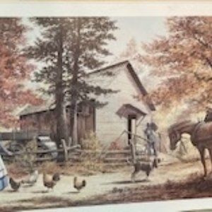 Busy Day at Cable Mill by Artist Lee Roberson - Mint Condition